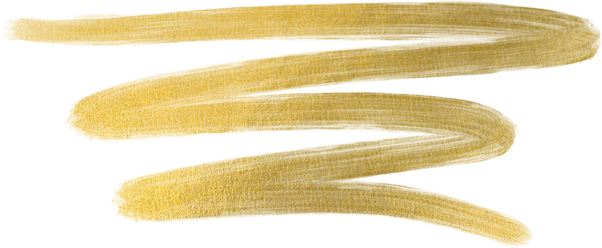 Golden Metallic Brushstroke