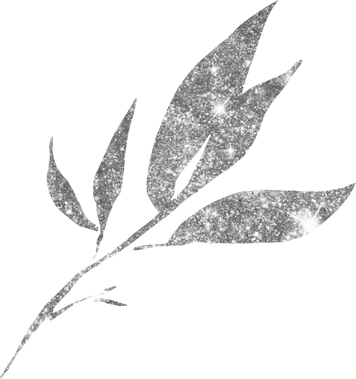 silver leaves illustration