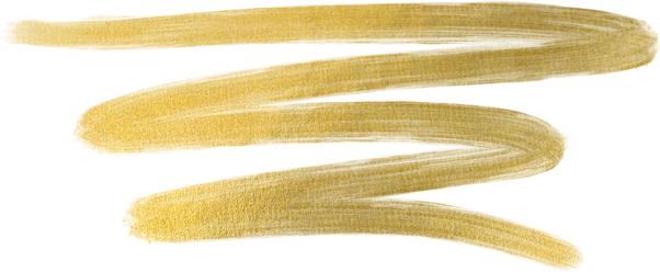 Golden Metallic Brushstroke